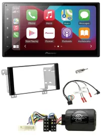 Автомагнитола Pioneer 2-DIN, DAB, Bluetooth, USB, для Subaru Forester SJ/Impreza X