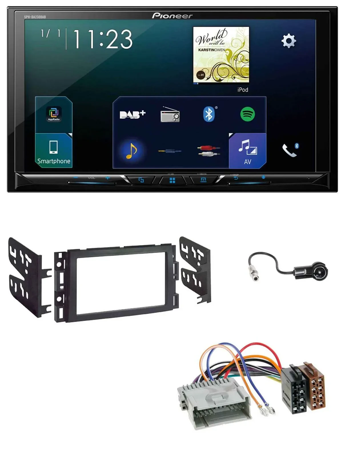 Pioneer MP3 Bluetooth USB 2DIN DAB Autoradio für Buick Enclave 2008-2012 Lucerne