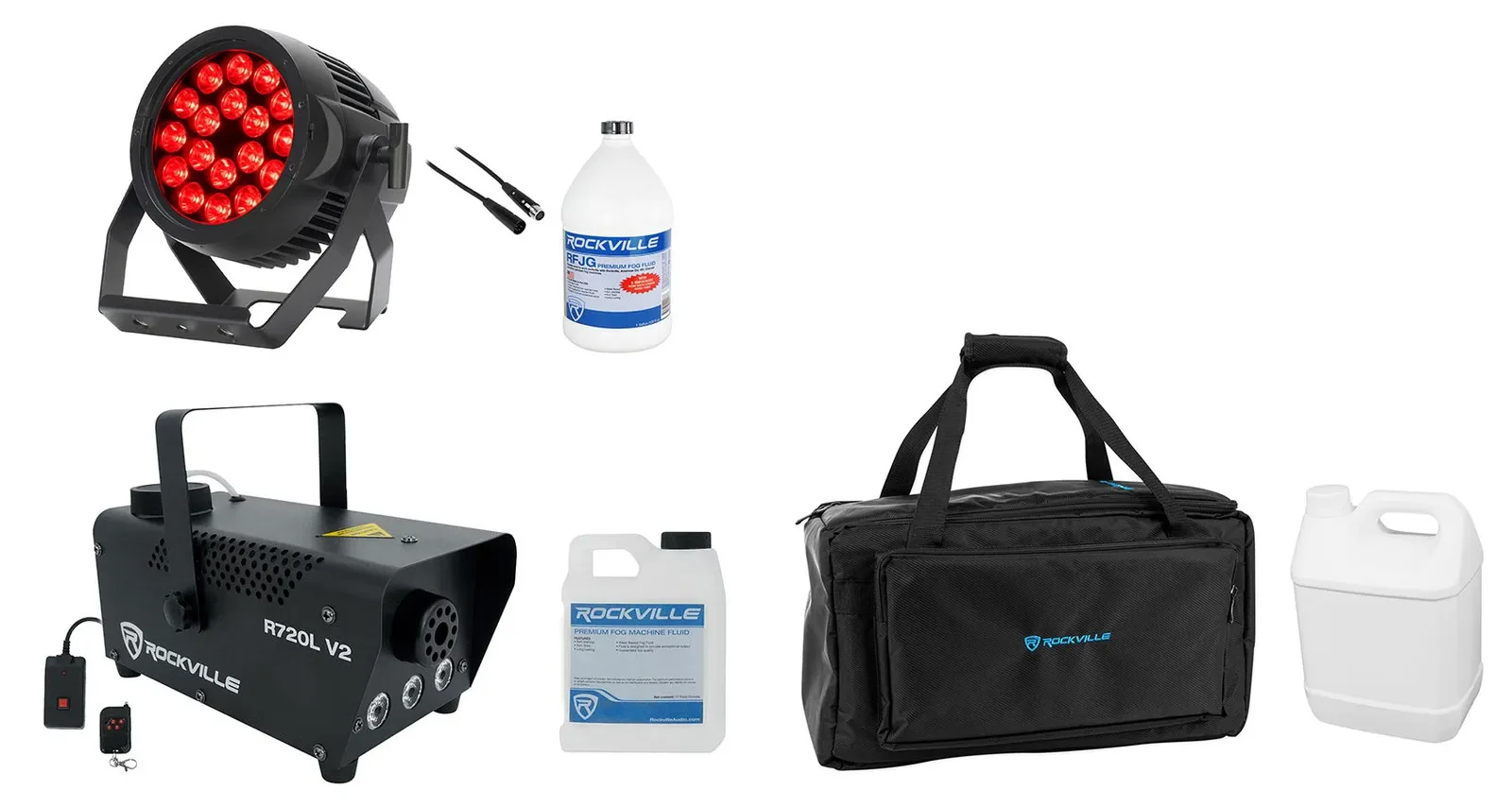 Комплект светового оборудования American DJ Encore LP18IP+R720L V2+RFJG+BAG1200-1