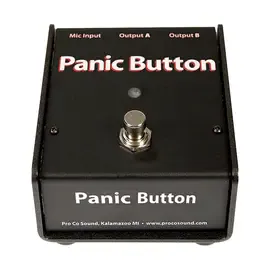 Pro Co Panic Button Mic A/B Box