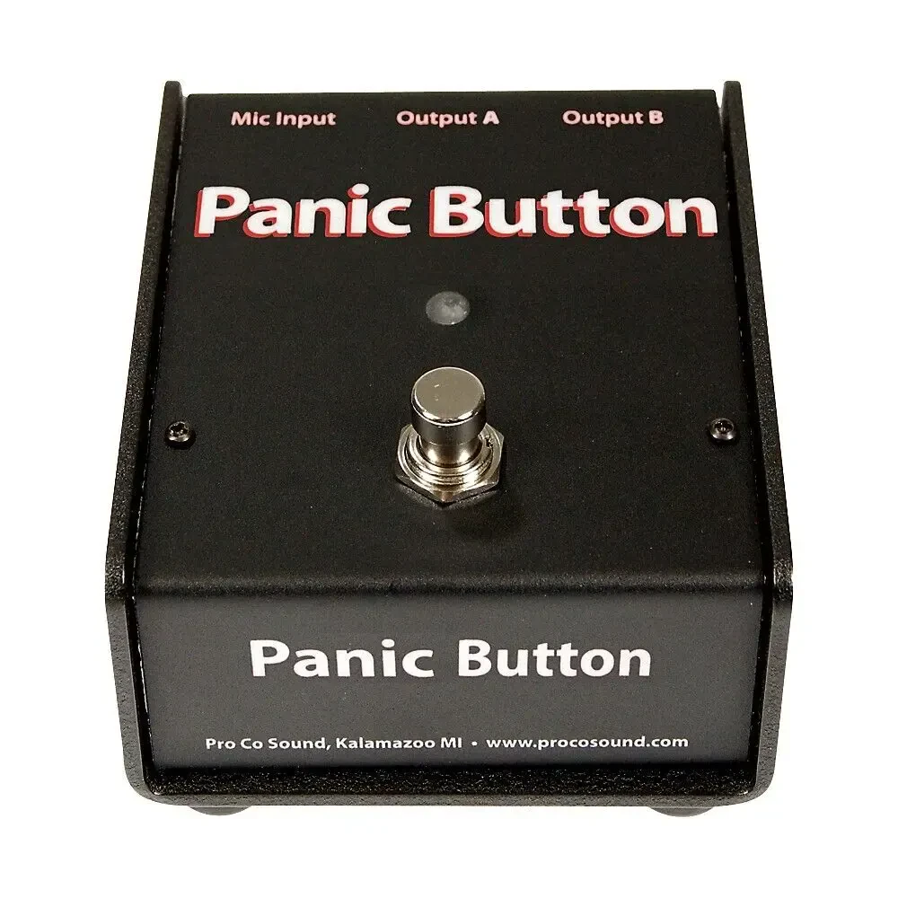 Pro Co Panic Button Mic A/B Box