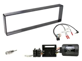 Radioset Lenkradadapter DIN Autoradio für Citroen C4 2004-2010 schwarz