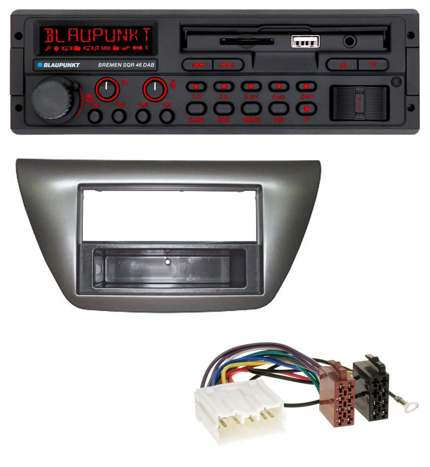 Blaupunkt SD MP3 USB Bluetooth DAB Autoradio für Mitsubishi Lancer Evo 2004-2008