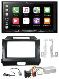 Pioneer 2DIN Lenkrad USB DAB DVD Bluetooth Autoradio für Kia Sportage 3 10-15 Na