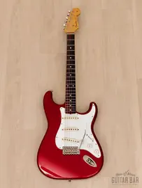 Электрогитара Fender Stratocaster 1962 Vintage Reissue ST62-500 SSS Candy Apple Red w/gigbag Japan 1991
