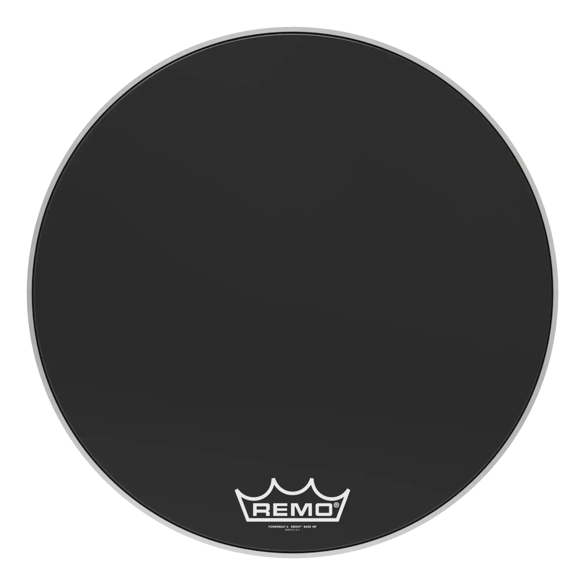 Пластик для барабана Remo 28" Powermax 2 Ebony Crimplock