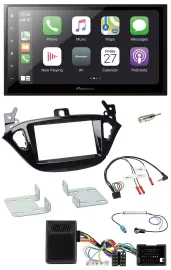 Автомагнитола Pioneer 2DIN, Bluetooth, DAB, USB для Opel Adam (с 2013), Corsa E