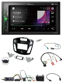 Автомагнитола для Ford Focus (2014–2018) Pioneer 2DIN, DAB, USB, Bluetooth