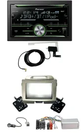 Pioneer CD USB Lenkrad Bluetooth 2DIN DAB Autoradio für Kia Sportage 3 2010-2015