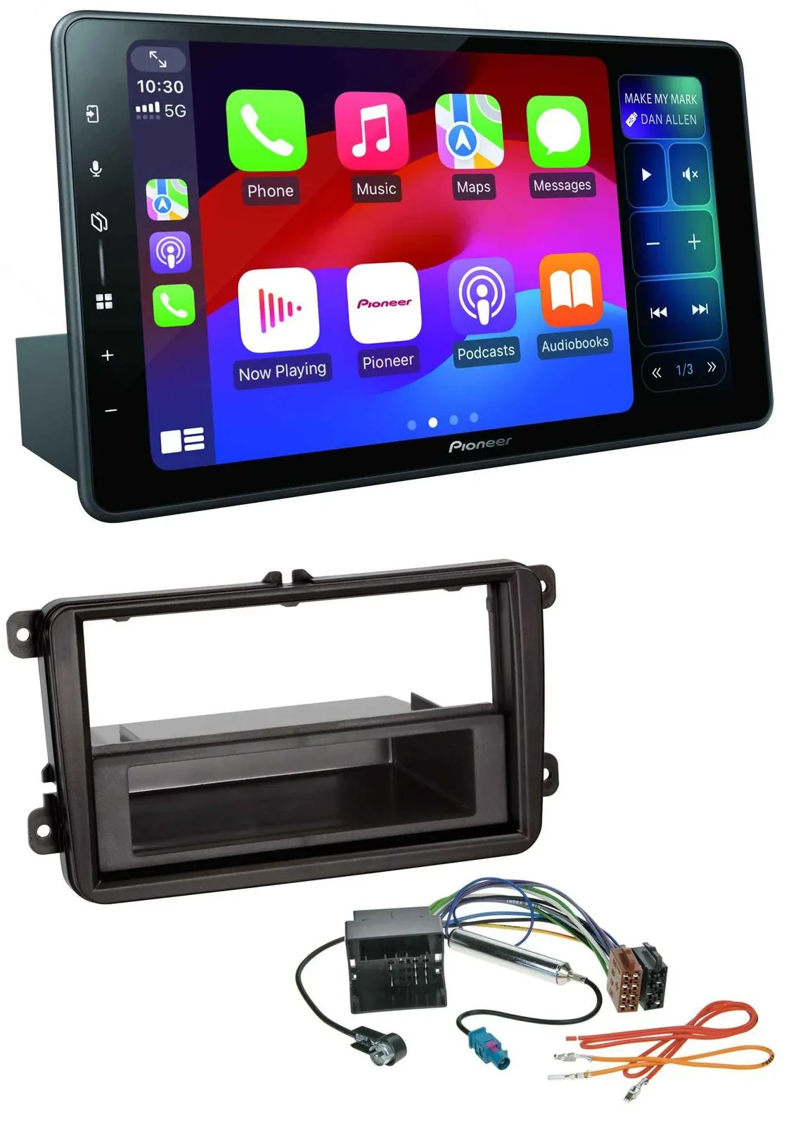 Pioneer Bluetooth DAB MP3 USB Autoradio für VW Amarok, Beetle, EOS (ab 06)