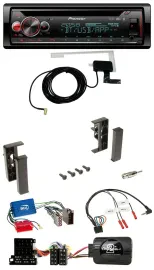 Автомагнитола для Audi A3/A4/A6 (1999–2000) Pioneer DAB, CD, USB, Bluetooth, поддержка кнопок на руле