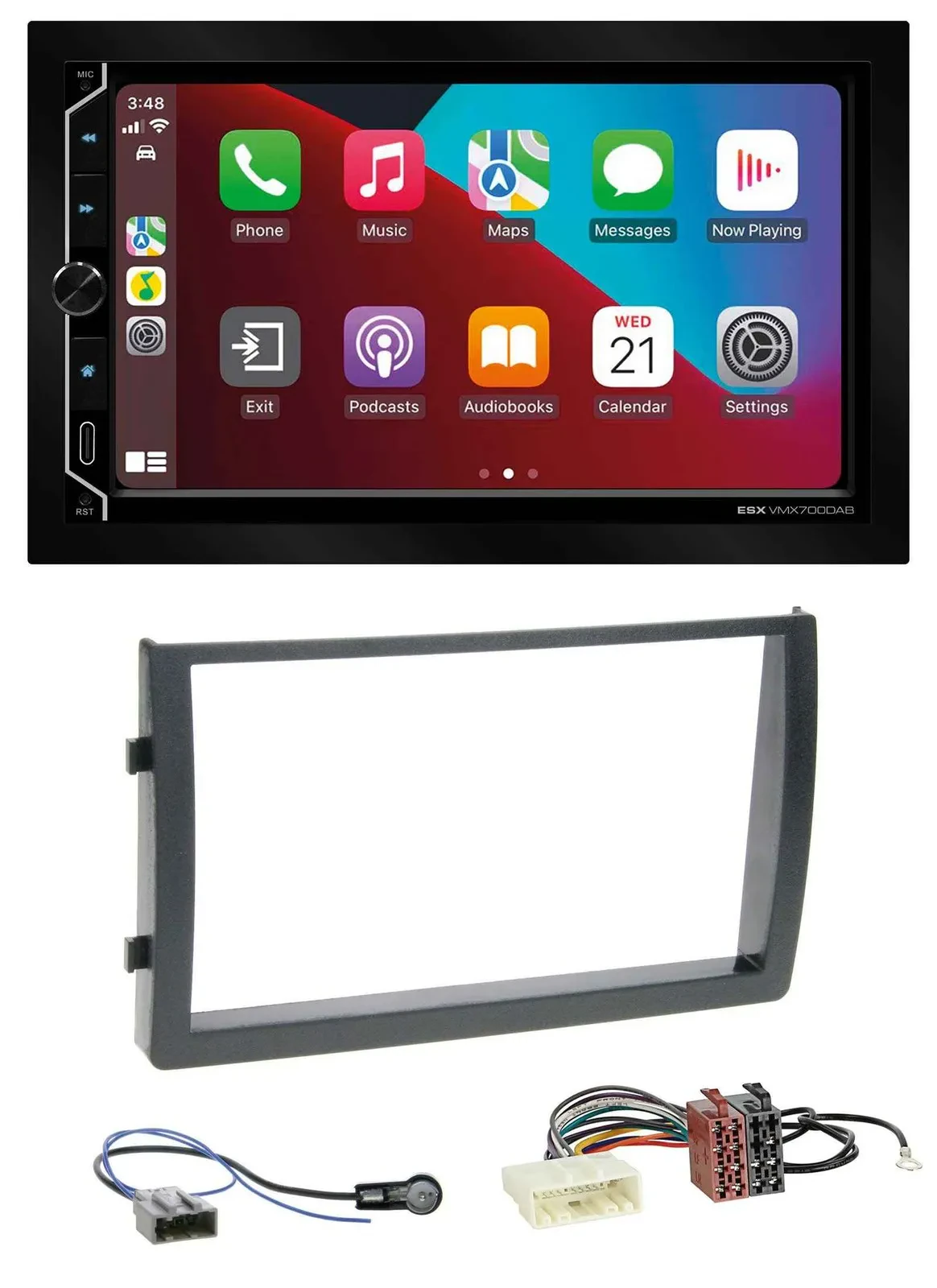 ESX 2DIN DAB USB MP3 Bluetooth Autoradio für Nissan Altima L31 2005-2006