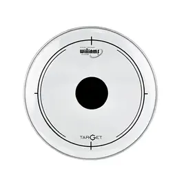 Пластик для барабана Williams 14" Target Dot Clear DT2