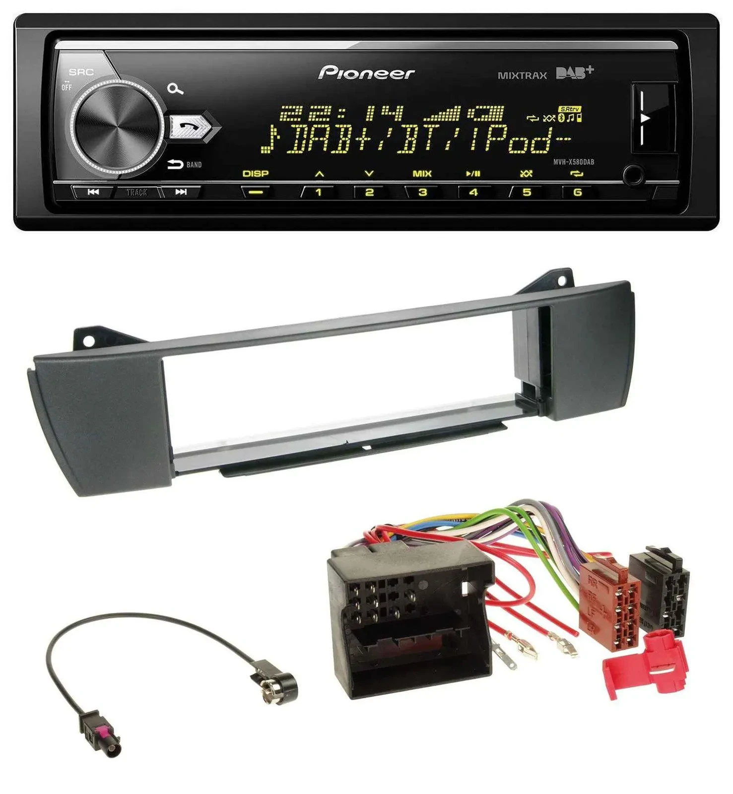 Pioneer Bluetooth USB DAB MP3 Autoradio für BMW Z4 E85 (2003-2008)