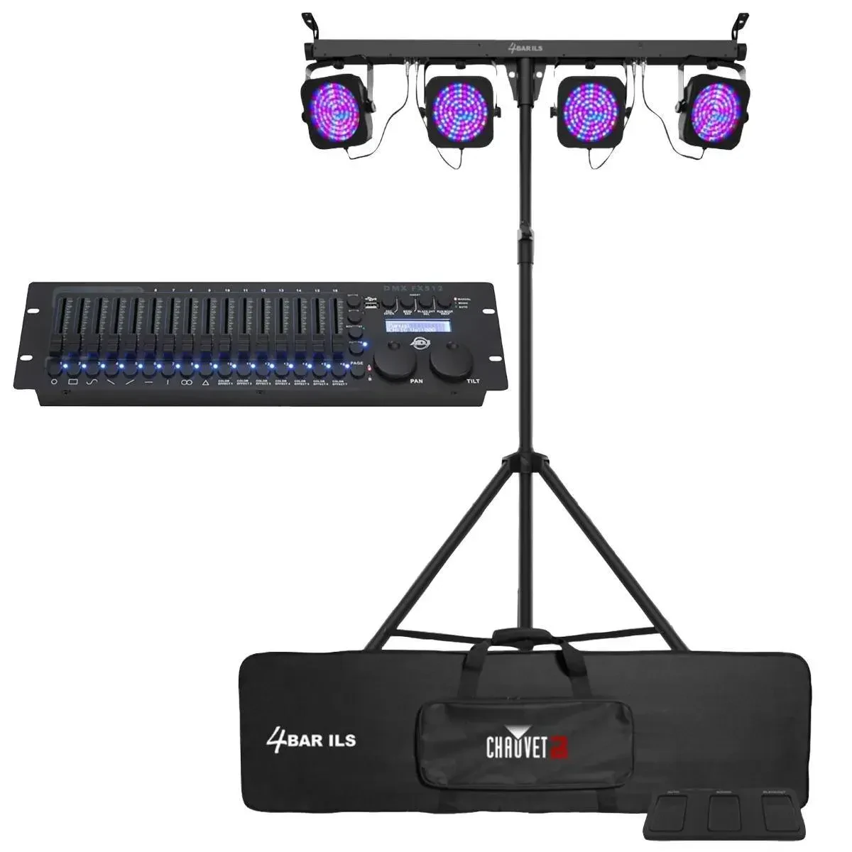 Светодиодный прибор Chauvet DJ 4BAR ILS с аксессуарами (4 штуки)