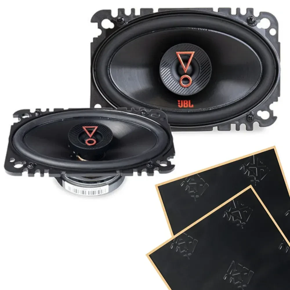 JBL Stage3 Series 6427 4x6” Coaxial Car Speakers with Sound Damping