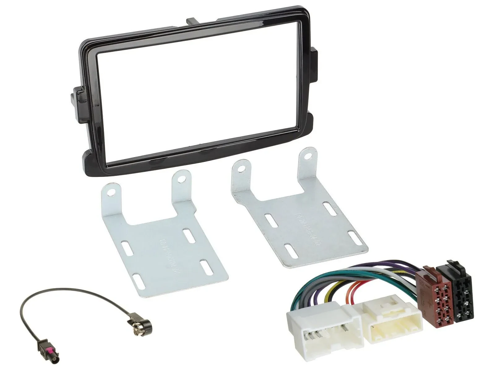 Radioeinbauset Doppel DIN Autoradio für Dacia Dokker Logan Duster Lodgy piano sc