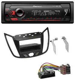 Pioneer MP3 USB DAB Bluetooth Autoradio für Ford C-Max / Kuga - dunkelbraun