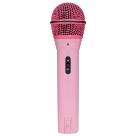 Samson Q2U USB and XLR Handheld Dynamic Pink Microphone with Cardioid Pattern