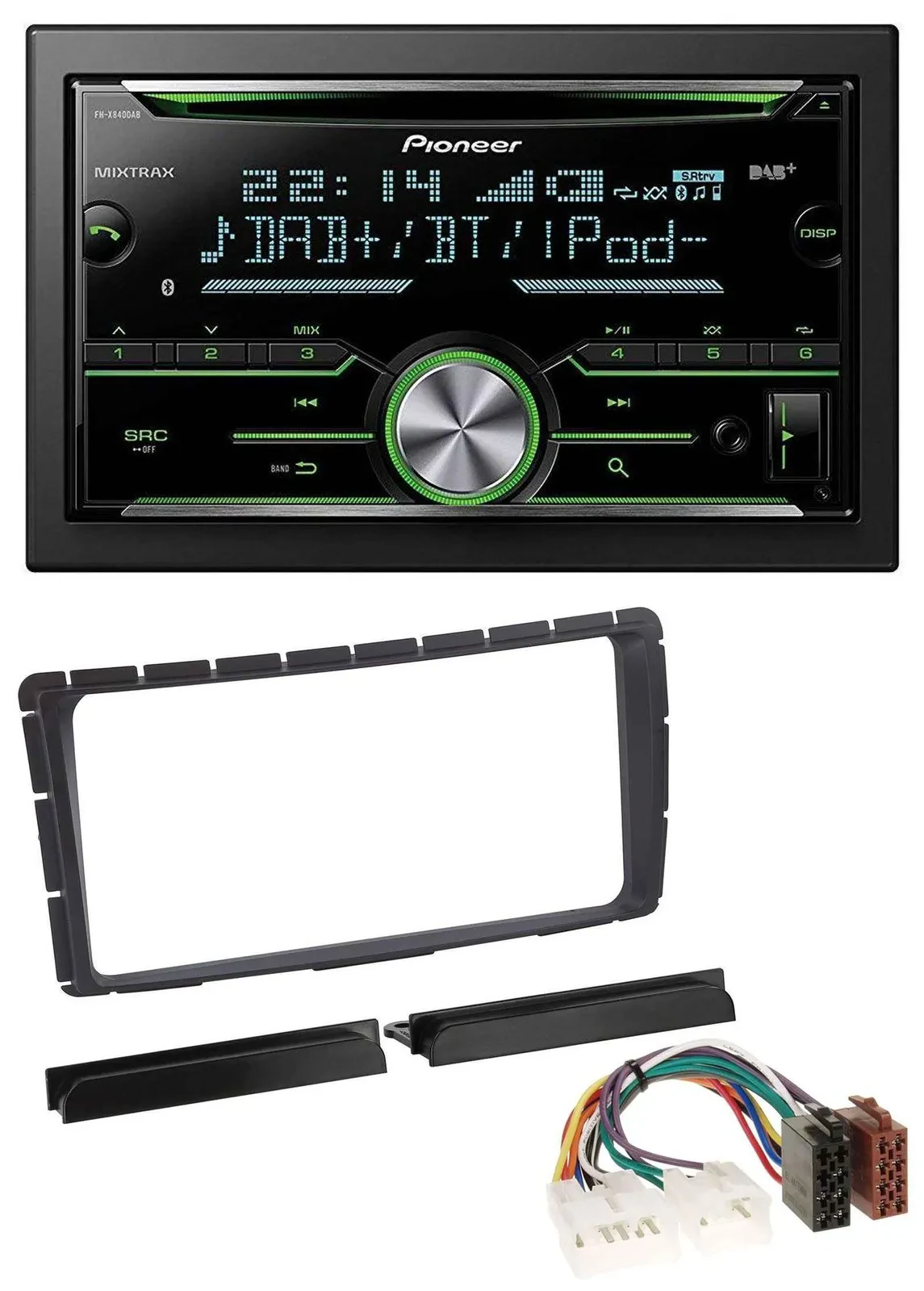 Автомагнитола для Toyota Hilux Pioneer 2DIN Bluetooth DAB USB CD MP3