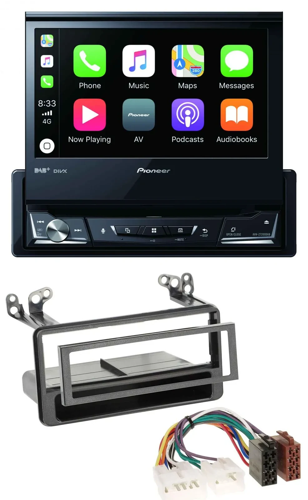 Pioneer DVD Bluetooth DAB USB MP3 Autoradio für Toyota Avensis, Verso, Celica