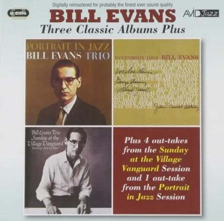 BILL EVANS - Portrait In Jazz/ Everybody Digs/ Sunday At The Village Vanguard (2CD)
