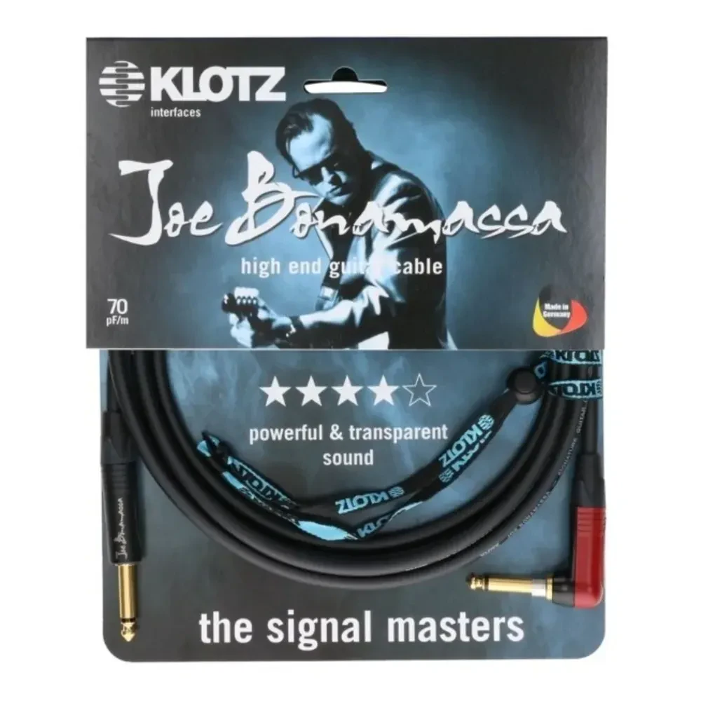 Инструментальный кабель Klotz JBNRSP060 Joe Bonamassa Signature 6 м