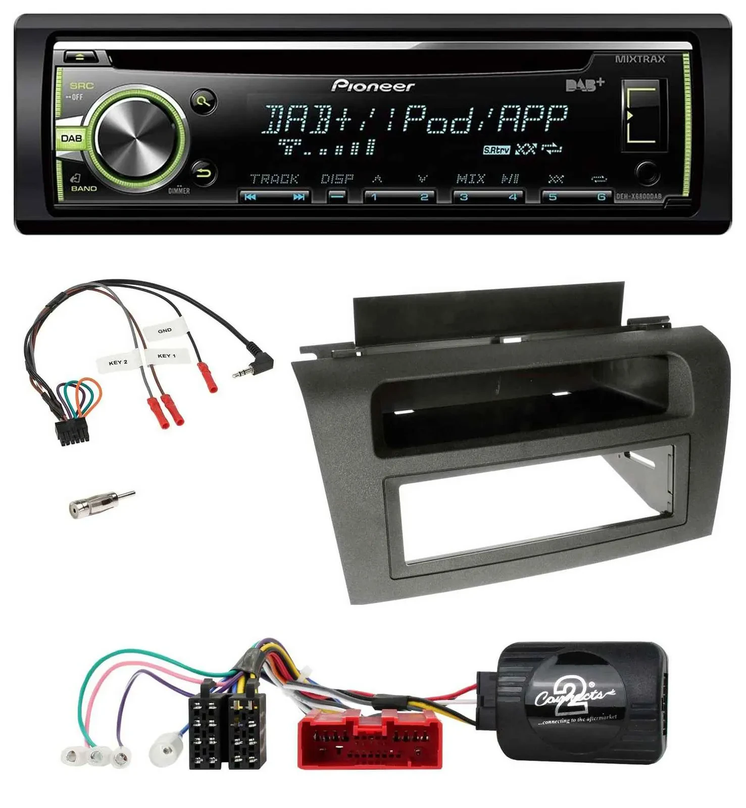 Автомагнитола для Mazda 3 (2003–2009) Pioneer DAB, CD, USB, MP3