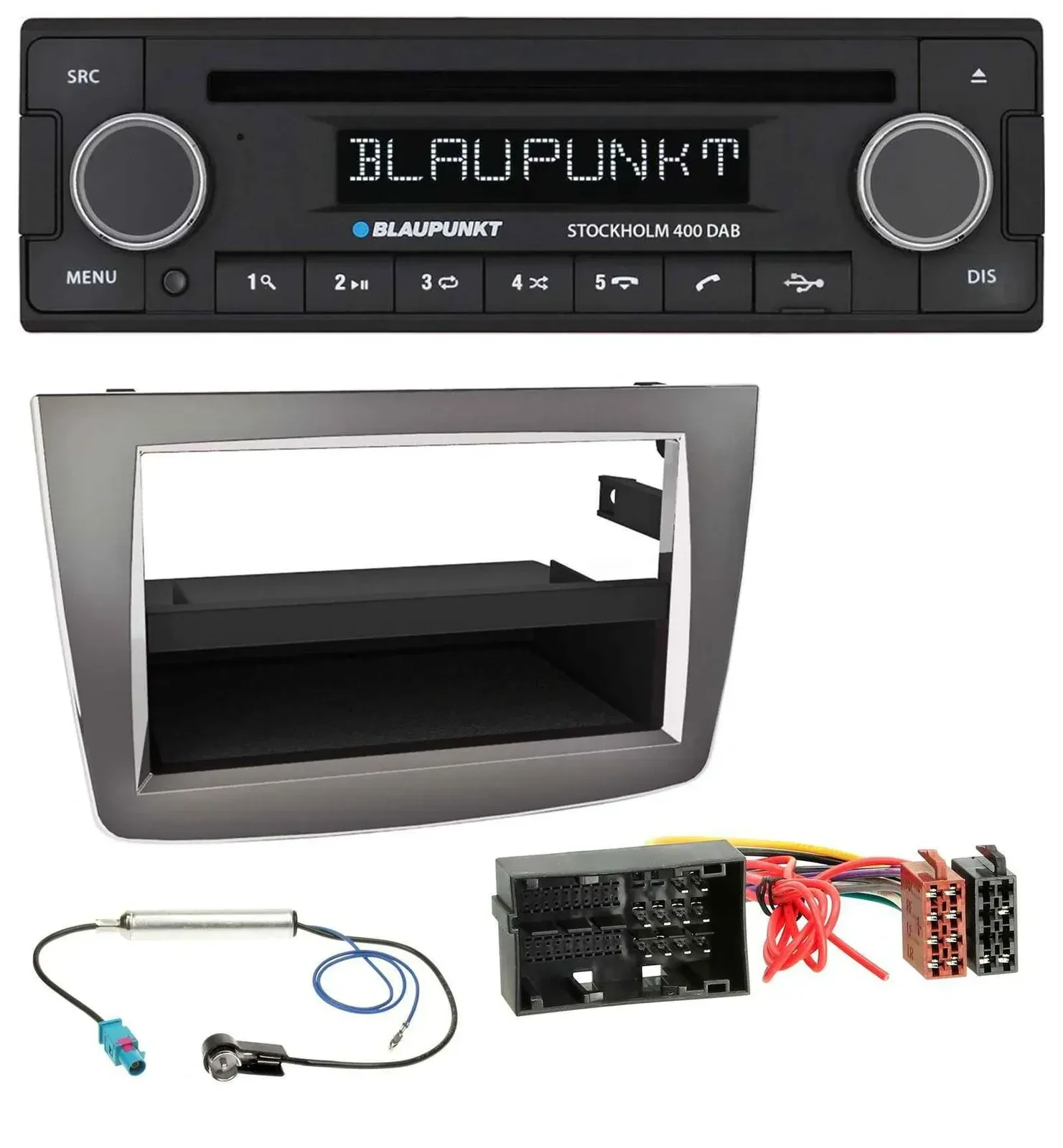 Blaupunkt MP3 Bluetooth DAB CD USB Autoradio für Alfa Romeo Mito ab 14 955 silbe