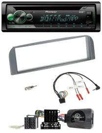 Автомагнитола Pioneer CD USB MP3 DAB для Alfa 147/GT 2007–2010, антрацит