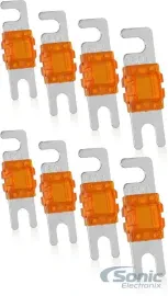 New! Belva BMANL150 High Quality 150 Amp Nickel-Plated Mini ANL Fuse (8 Packs)