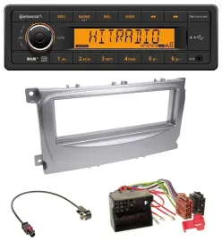 Continental 1DIN DAB MP3 AUX USB Autoradio für Ford Galaxy C-Max Focus ab 2007 s
