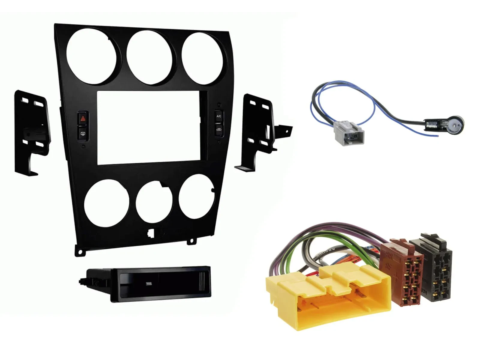 Radioeinbauset Doppel DIN Autoradio für Mazda 6 (2006-2008)