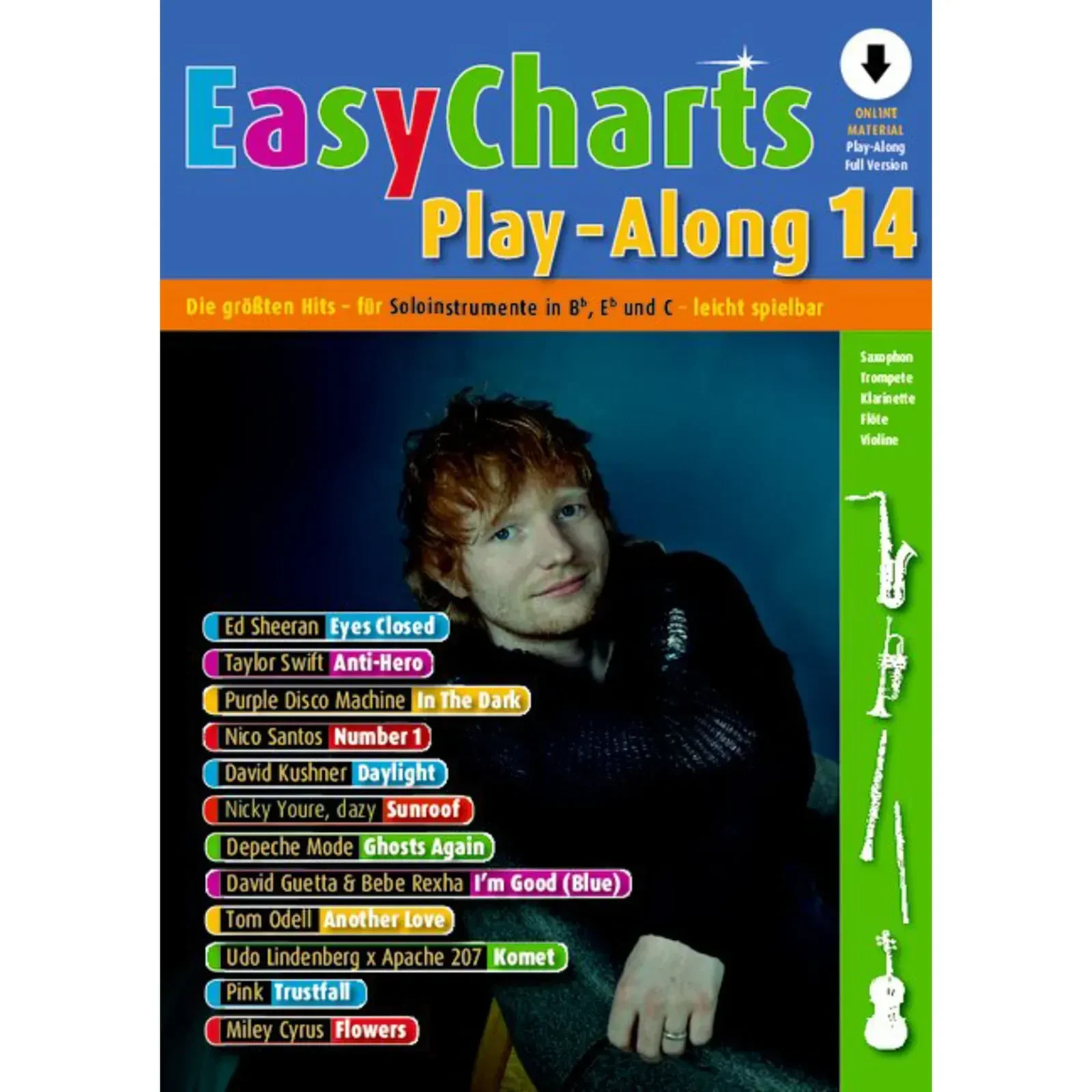 Сборник песен Schott Music Easy Charts 14 Play-Along