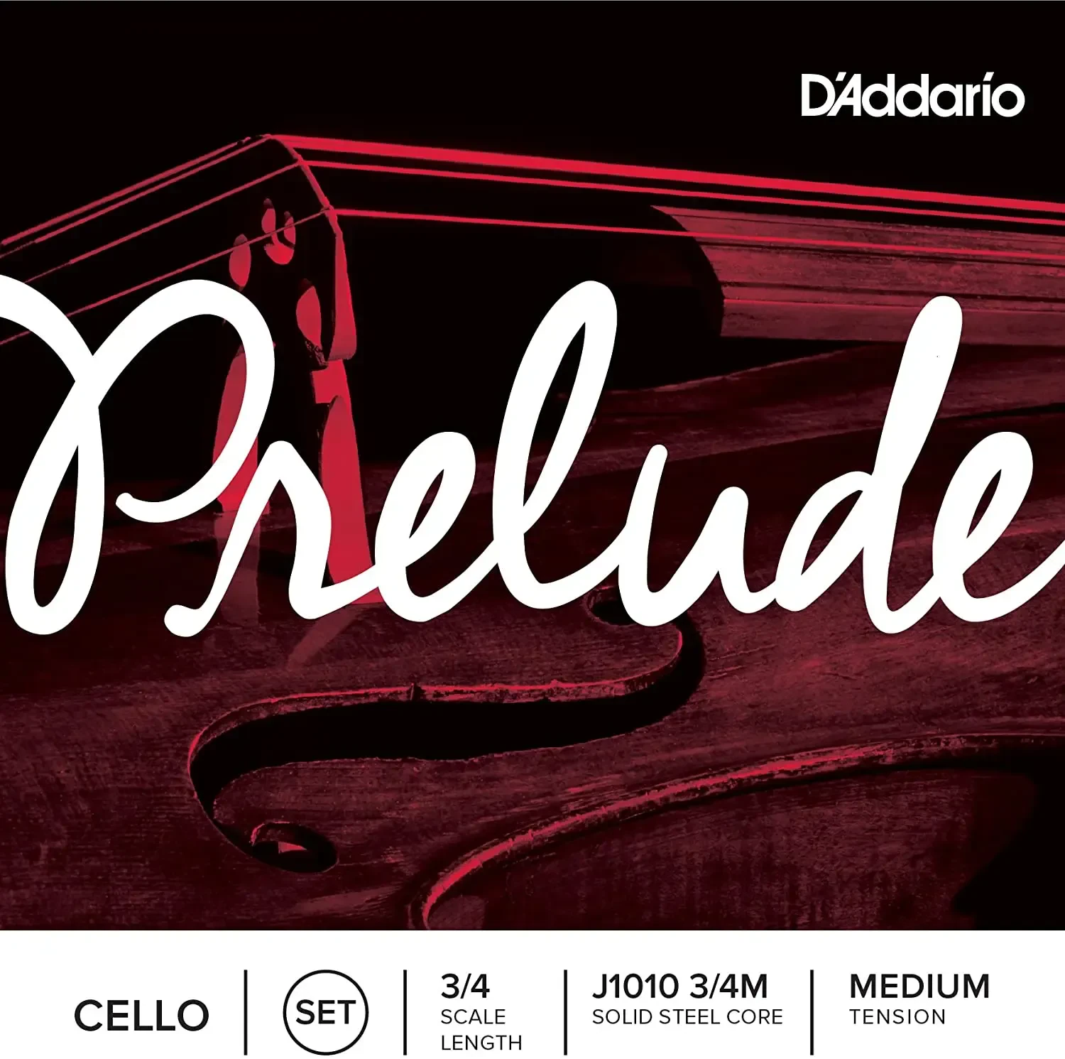 Струны для виолончели D'Addario Prelude J1010 3/4M