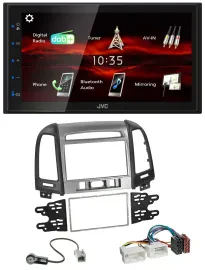 JVC USB Bluetooth MP3 DAB 2DIN Autoradio für Hyundai Santa Fe 3 Schalter 06-12