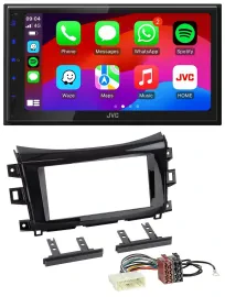 JVC Bluetooth 2DIN MP3 DAB USB Autoradio für Nissan Navara (ab 16)