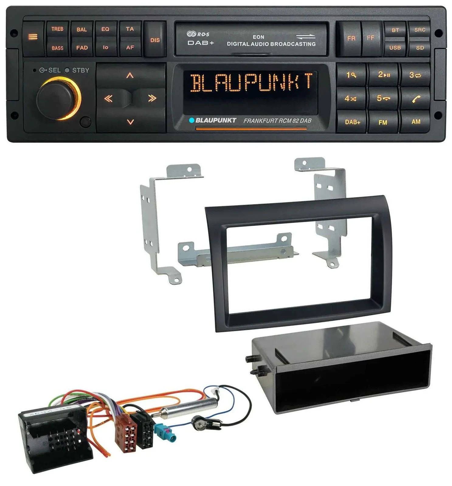 Blaupunkt USB DAB SD MP3 Bluetooth Autoradio für Citroen Jumper Quadlock 06-11 s