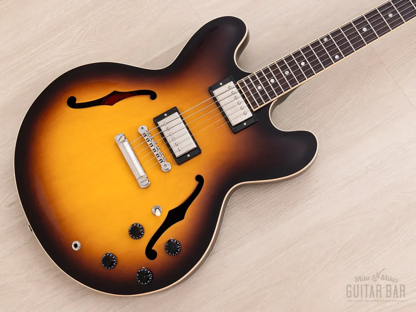 2014 Gibson Memphis ES-335 Dot Vintage Sunburst w/ '57 Classic PAFs, COA & Case