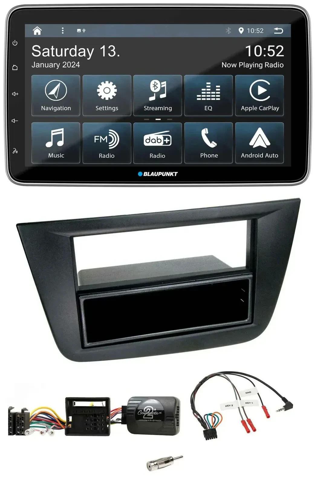 Blaupunkt USB DAB SD Lenkrad Bluetooth Autoradio für Seat Altea Toledo 2004-2009