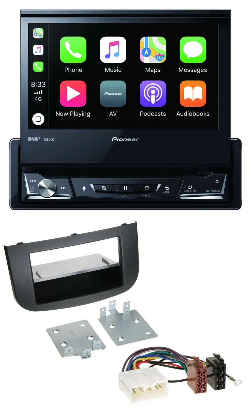 Pioneer DVD Bluetooth DAB USB MP3 Autoradio für Mitsubishi Colt Z30/Z30G/Z3B/Z3V