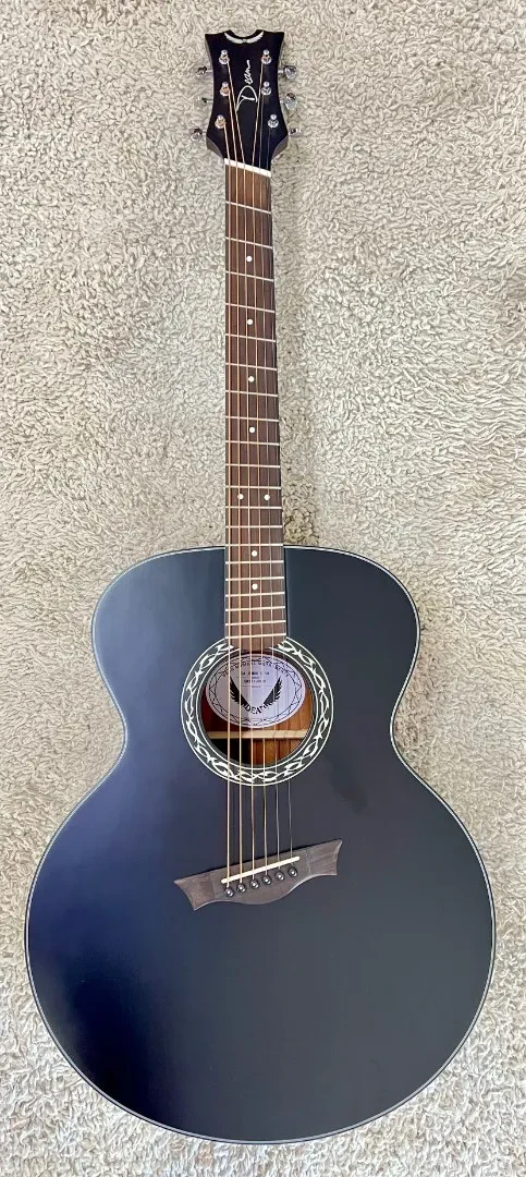 Б/У акустическая гитара Dean Guitars St. Augustine Jumbo черный (матовый)