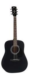 Электроакустическая гитара Cort AD810E Dreadnought Black Satin