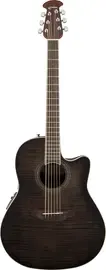 Электроакустическая гитара Ovation Celebrity Standard Plus CS24P-TBBY Mid Cutaway Trans Black Flame Maple