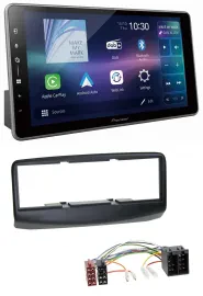 Pioneer Bluetooth USB DAB MP3 Autoradio für Fiat Multipla 186 Facelift 2006-2010