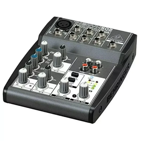 Behringer XENYX 502 Premium 5 Input 2 Bus Mixer No Power Supply