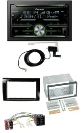 Pioneer CD USB MP3 Bluetooth 2DIN DAB Autoradio für Fiat Bravo (ab 2007)