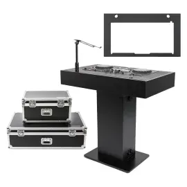 Magma MGA50000 Black DJ Podium with Rane Performer Faceplate Package