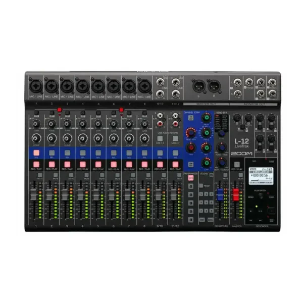 Zoom LiveTrak L-12 12 Channel Digital Mixer and Multitrack Recorder