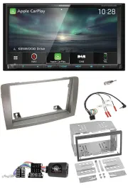 Kenwood Bluetooth USB 2DIN Lenkrad TMC DAB Navigation für Lancia Musa 2004-2012